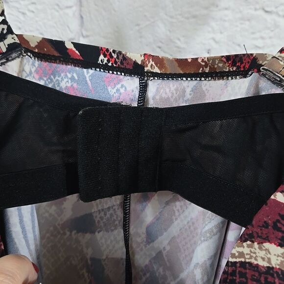 Swimsuits For All Women's Plus 38D Bra Sized Faux Flyaway Underwire Tankini Top - Picture 13 of 15